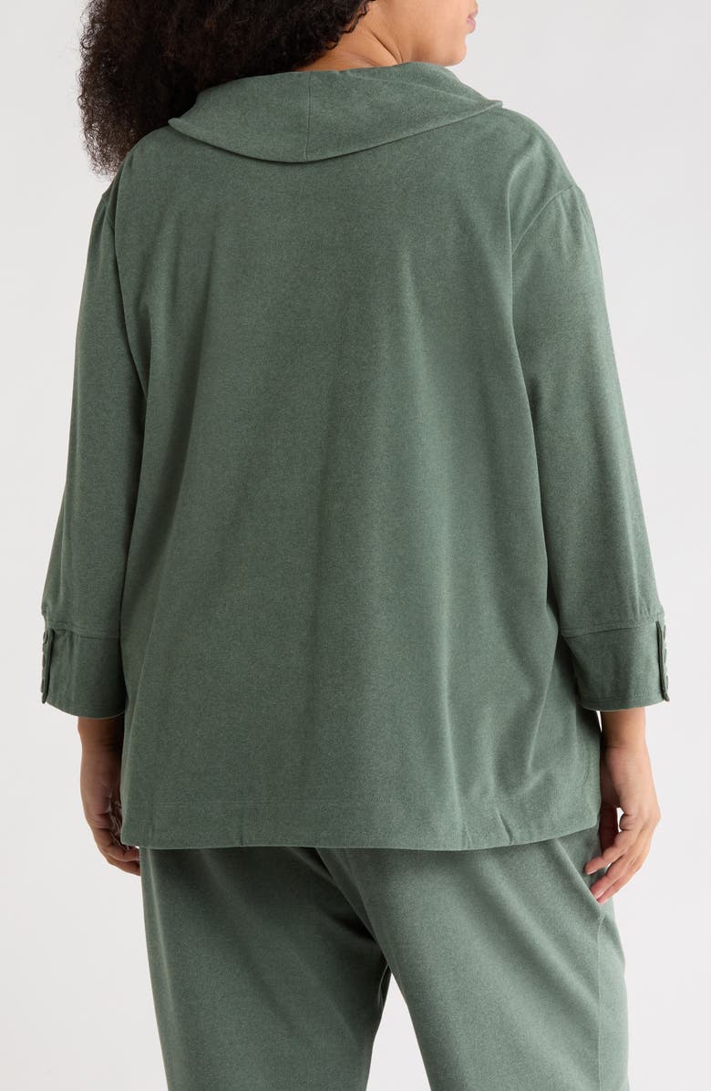 RUBY RD Shawl Collar Soft Ribbed Pullover, Alternate, color, 