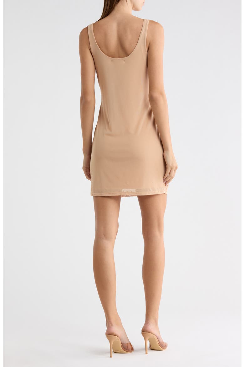 Studded Tank Minidress, Alternate, color, TAUPE