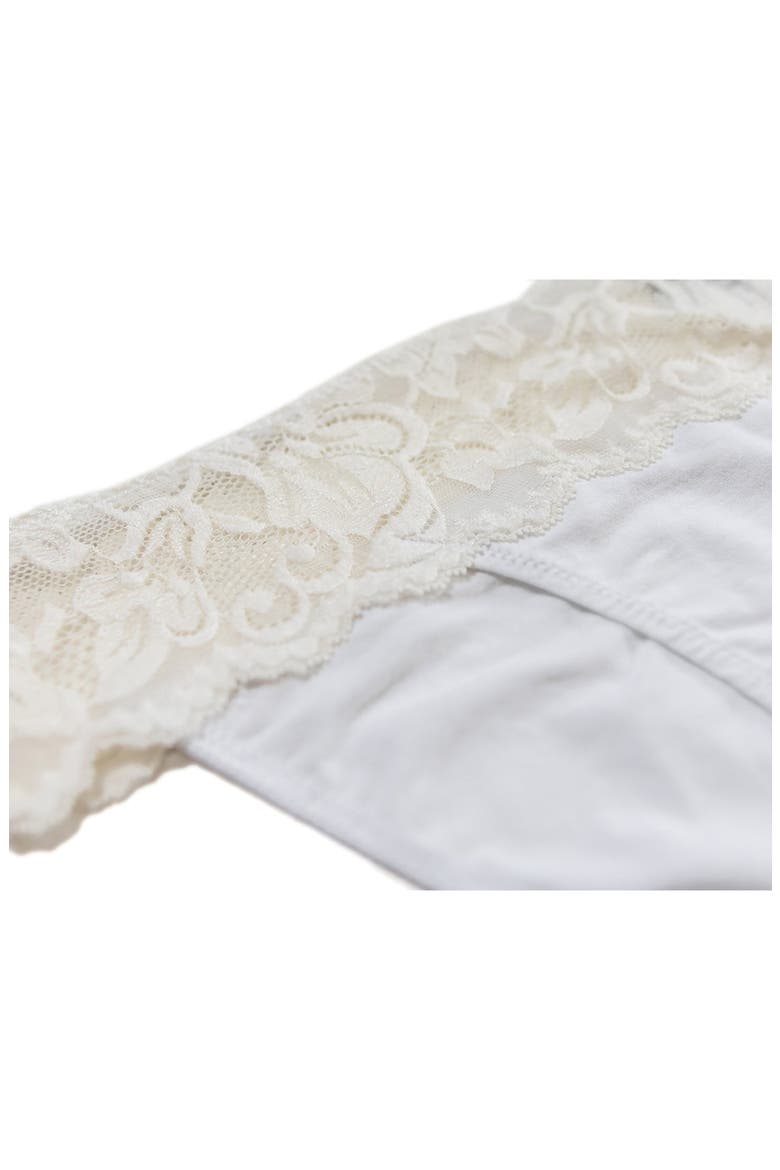 Astrid Low Cut Panties, Alternate, color, WHITE/ BLUSH