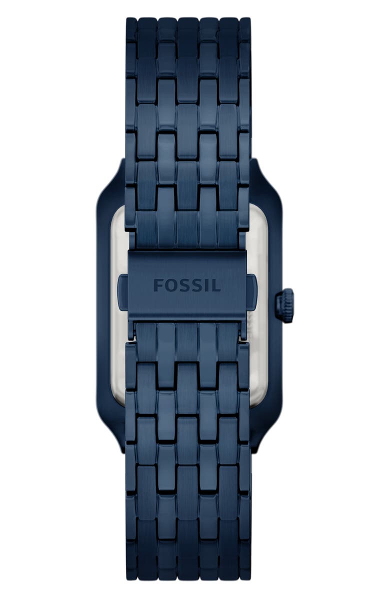 Fossil Raquel Navy Bracelet Watch, 26mm x 40mm, Alternate, color, 