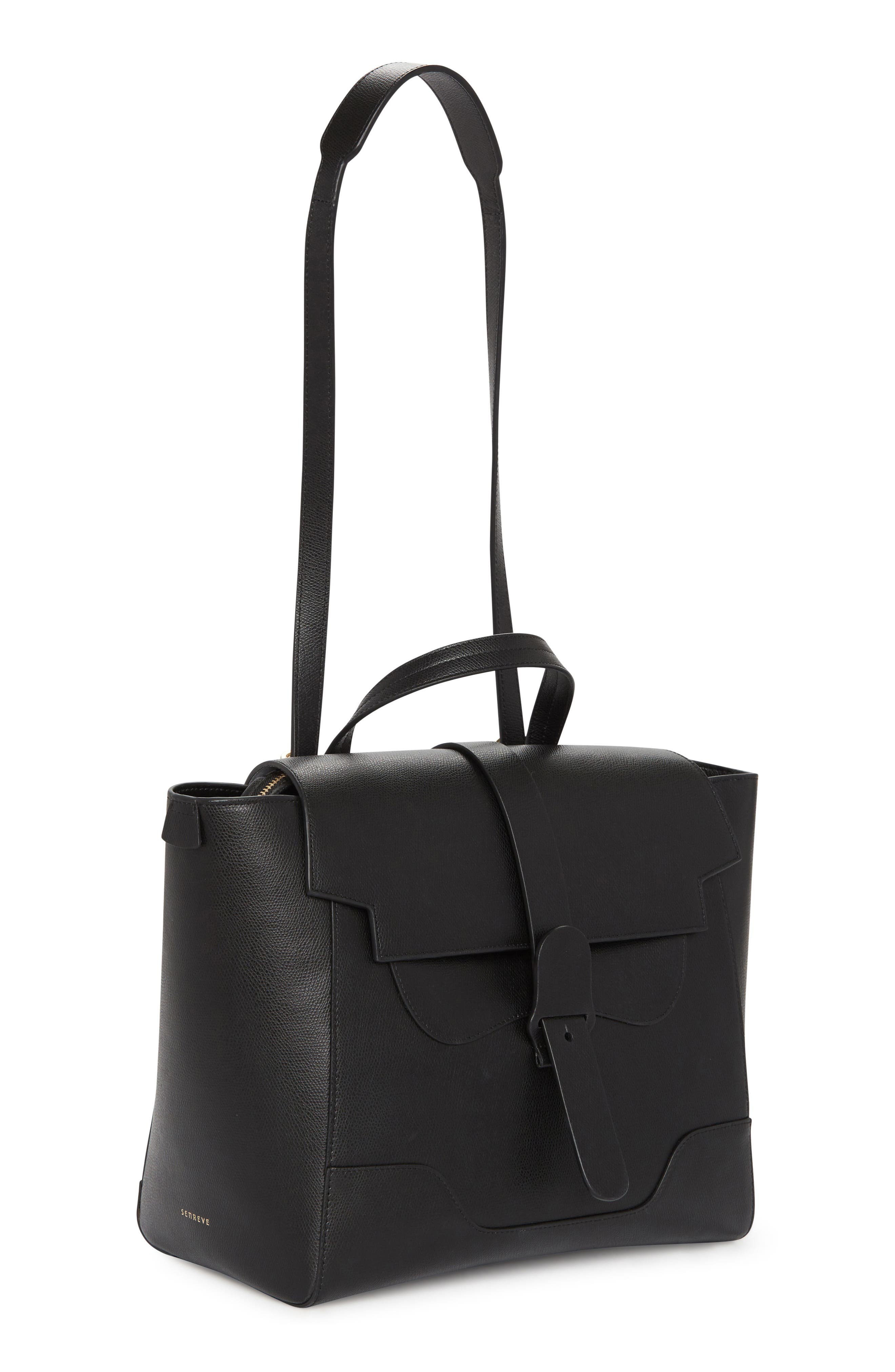 SENREVE Maestra Pebbled Leather Satchel, Alternate, color, 