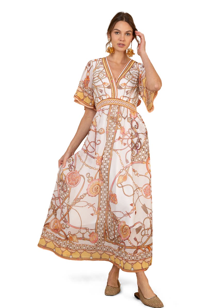 Hale Bob Neve Chiffon Dress, Main, color,