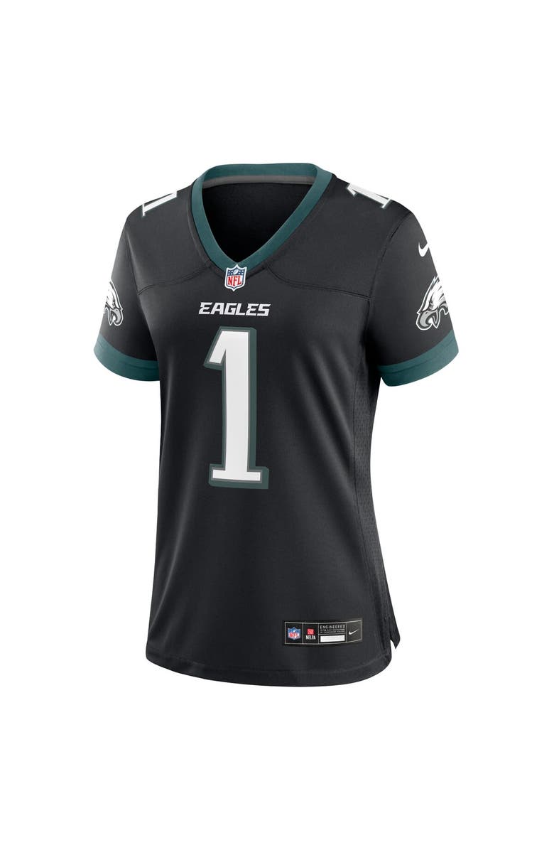 Nike Women's Nike Jalen Hurts Black Philadelphia Eagles Alternate Game Jersey, Alternate, color,