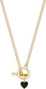 Rejected Hearts Club Gold Crush Heart Necklace, 18k Gold