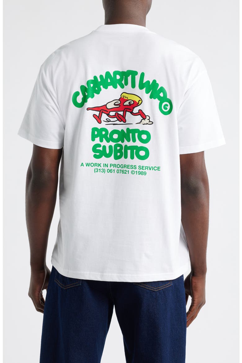Pronto Organic Cotton Graphic T-Shirt, Alternate, color, WHITE