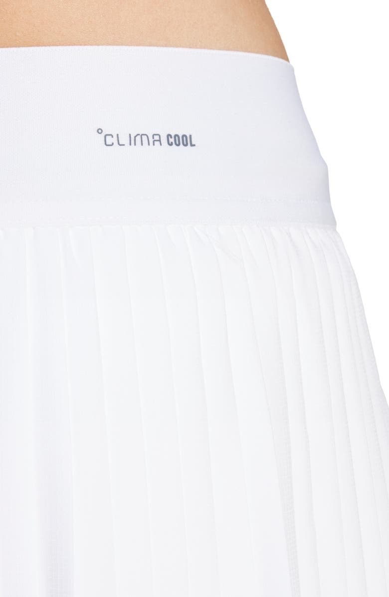 adidas Club Pleated Climacool Tennis Skort, Alternate, color, White