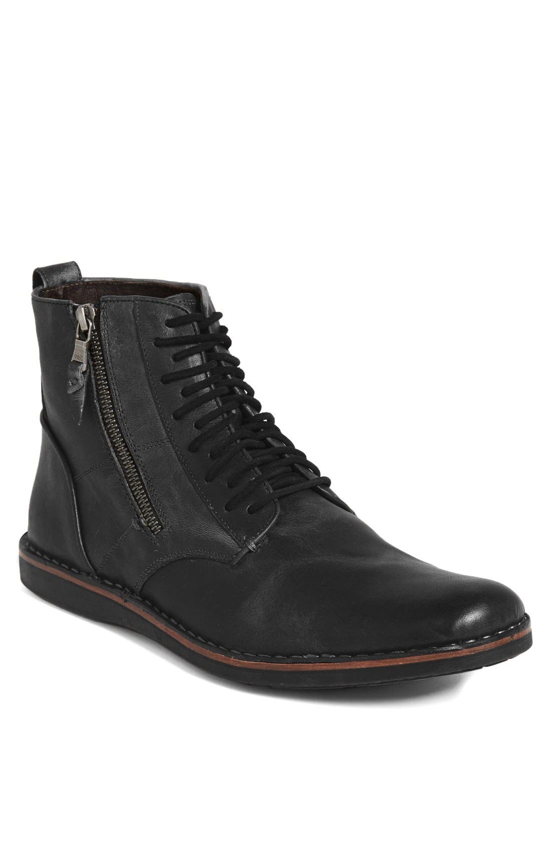 John Varvatos Star USA 'Barrett' Plain Toe Boot, Main, color, 