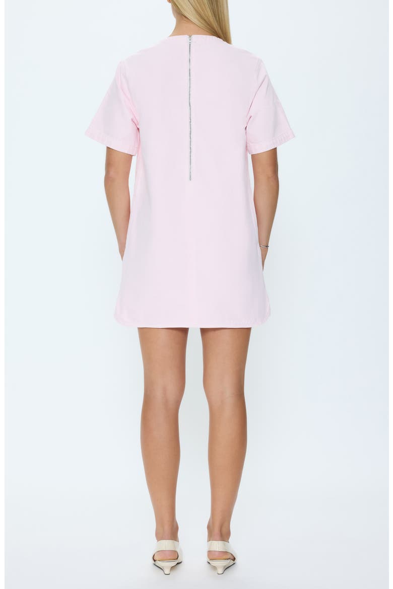 Remi Short Sleeve Woven Cotton Minidress, Alternate, color, BLUSH