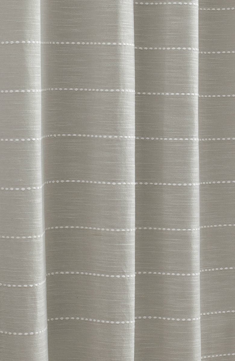 Vera Wang Embroidered Stripe Shower Curtain, Alternate, color,