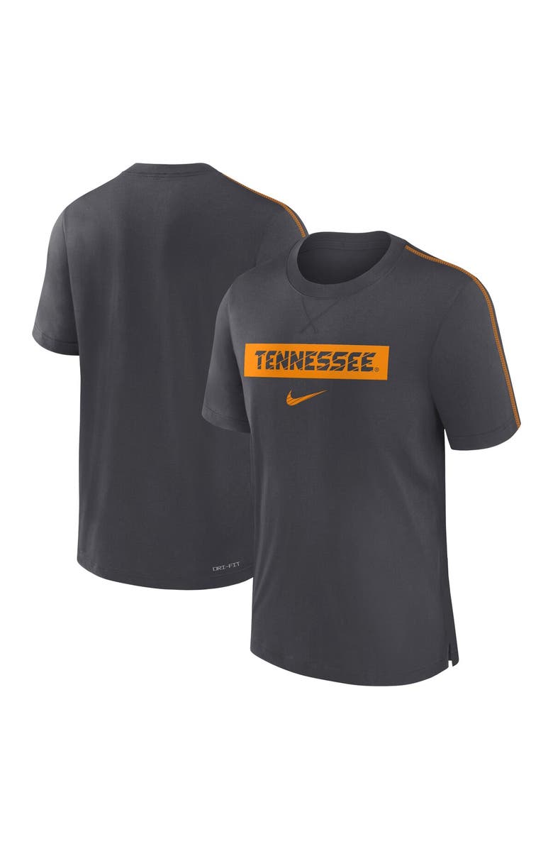 Nike Men's Nike Anthracite Tennessee Volunteers 2024 Sideline Player Performance Tri-Blend T-Shirt, Main, color, 