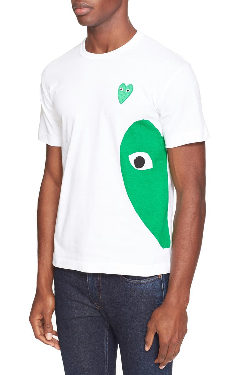 Comme des Garçons PLAY Graphic Tee, Alternate, color, 