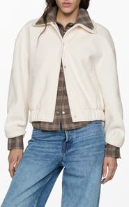 MANGO Rib Knit Jacket