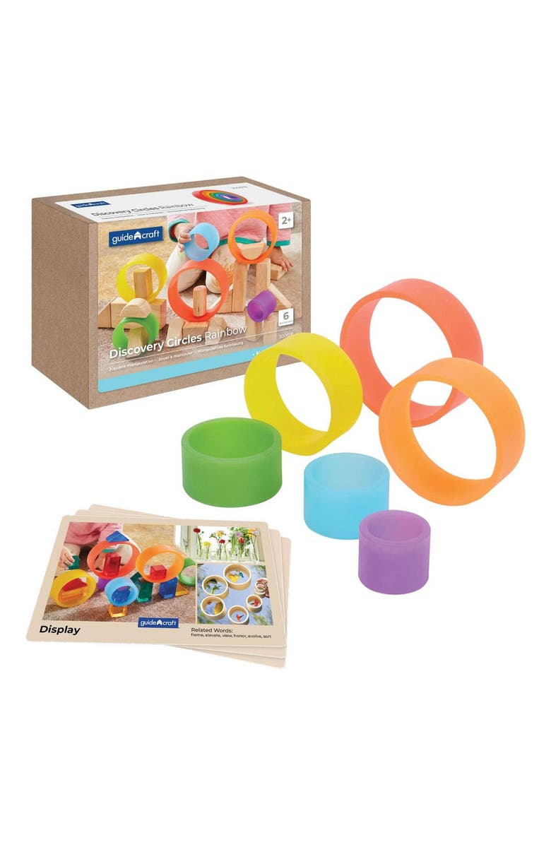 Kaplan Early Learning Company Discovery Circles - Rainbow - 6 Pieces, Main, color, Multicolored
