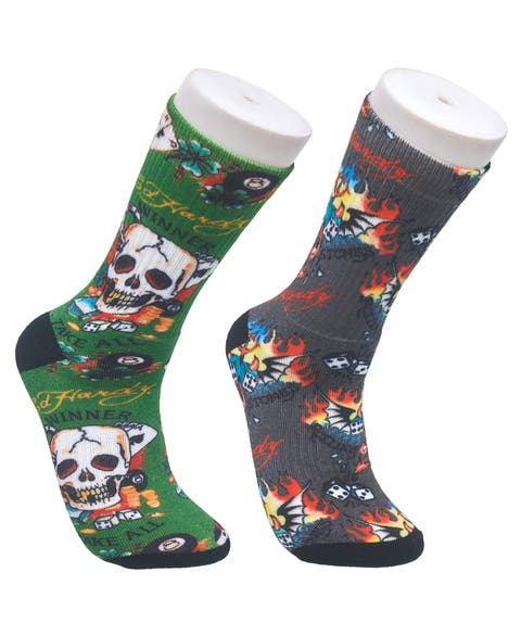 360 Print Full Cushion Crew Sock 2-Pack