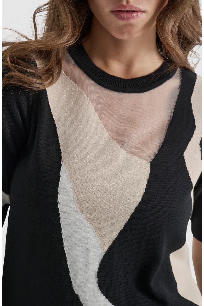 Colorblock Sweater, Alternate, color, BEIGE