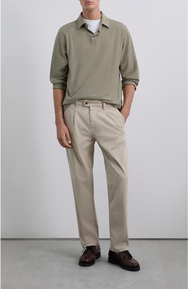 Scalpers Icon Reverse Polo, Alternate, color, Khaki