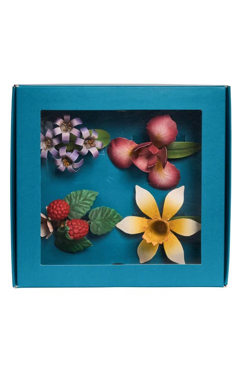 Juliska Meadow Set Of 4 Napkin Rings In Multi