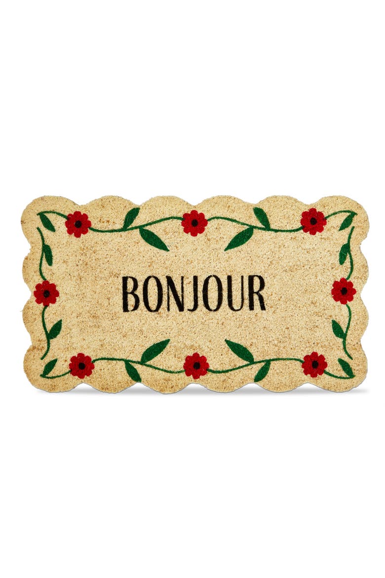 Bonjour Non-Slip Coir Mat Multi Coir Everyday, Main, color, Brown