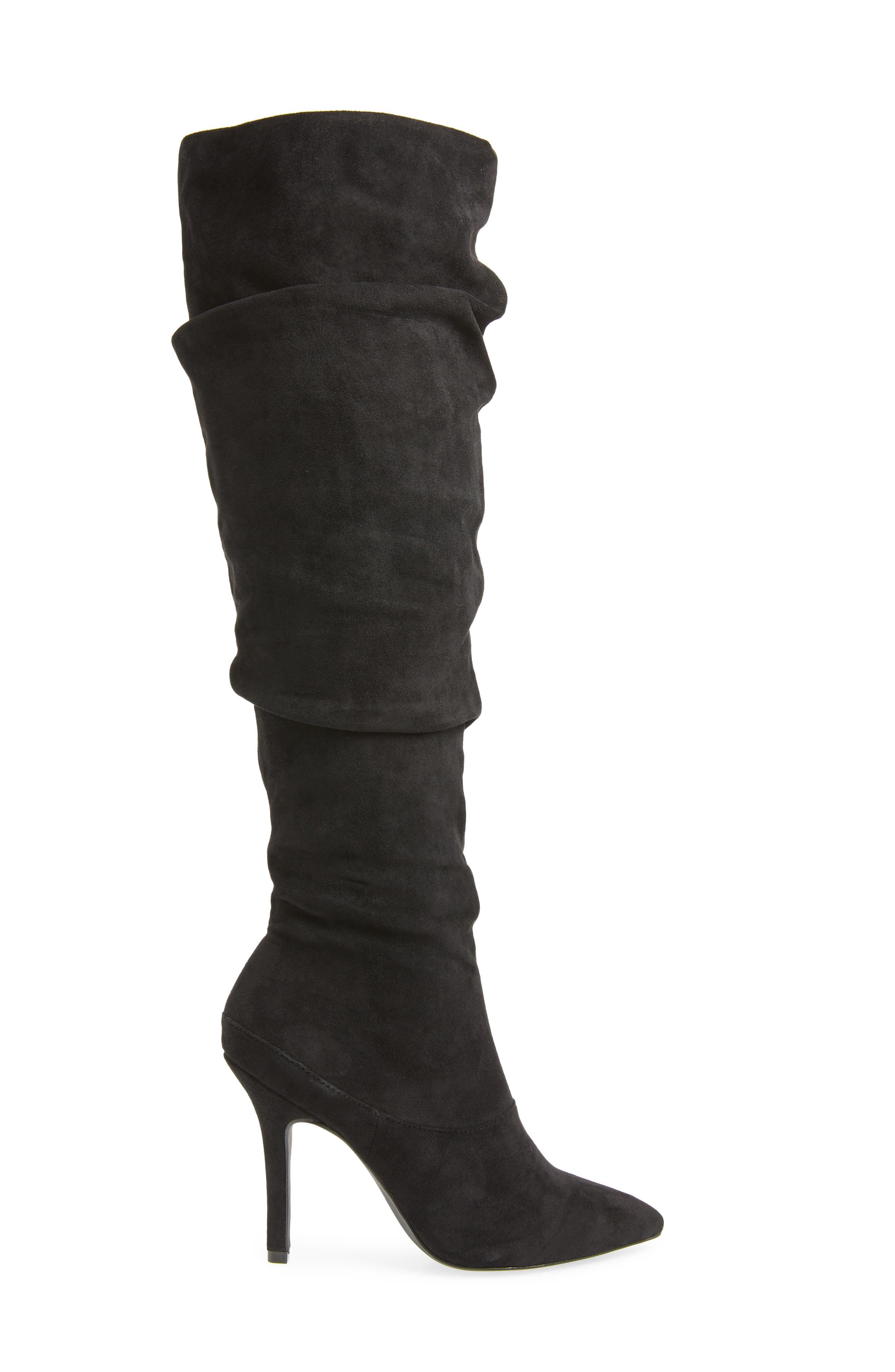 Mueller Over the Knee Boot, Alternate, color, BLACK SUEDE