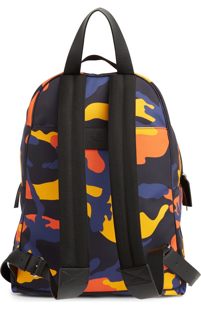 Valentino Camo Backpack, Alternate, color,