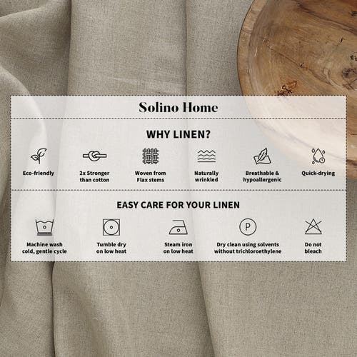 Solino Home Linen Table Throw In Red