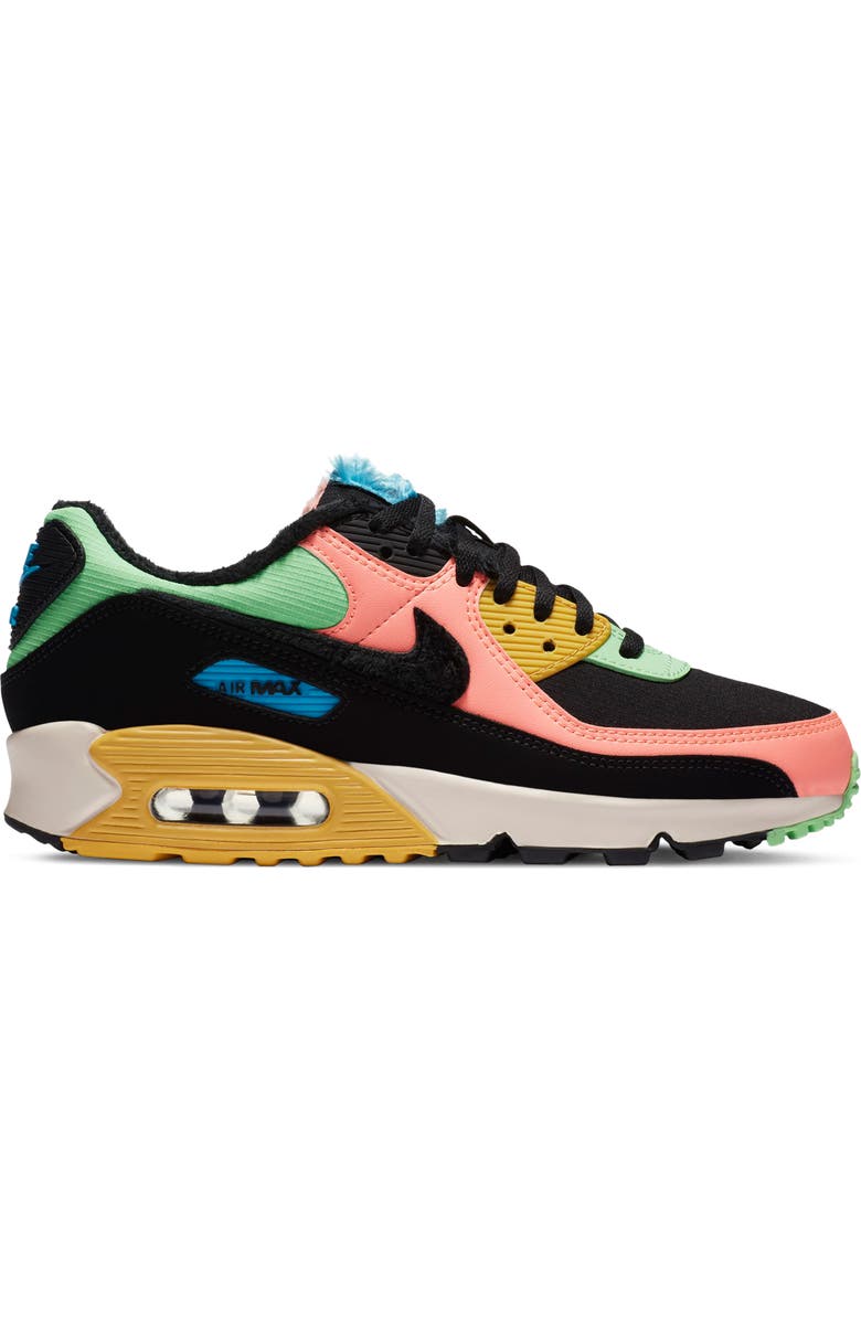 Nike Air Max 90 PRM Fur Lined Sneaker, Alternate, color,