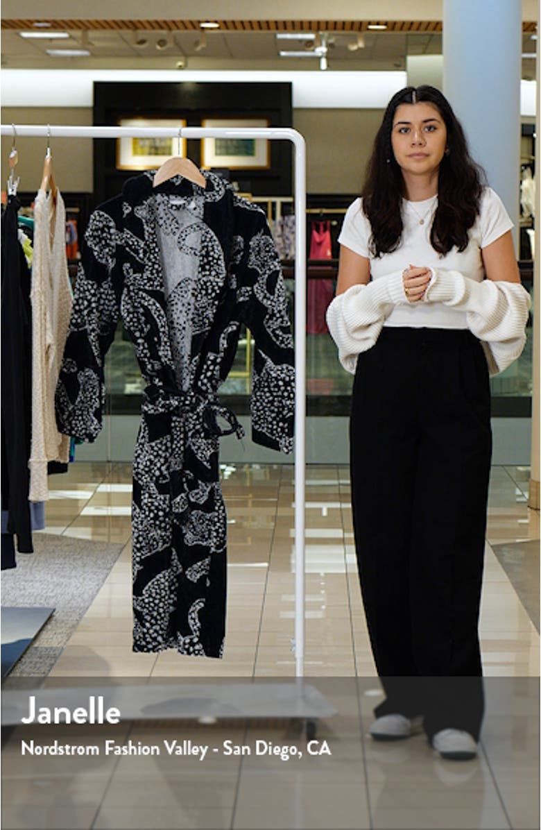 Print Terry Cloth Robe, sales video thumbnail