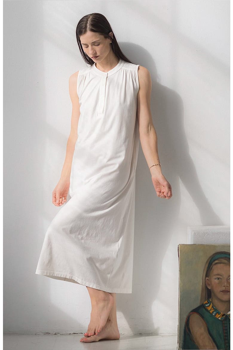 The Aisha Cotton Day to Night Dress, Alternate, color, White