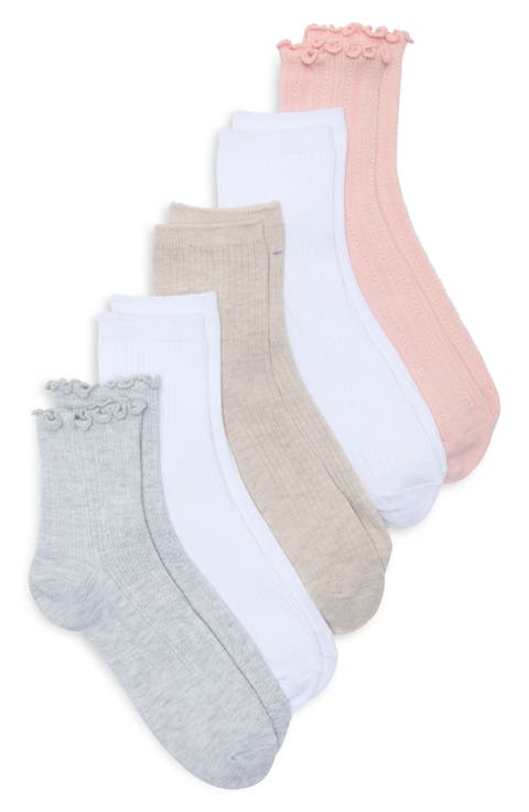 5-Pack Assorted Ankle Socks