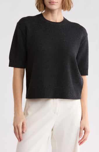 Short Sleeve Cashmere Sweater