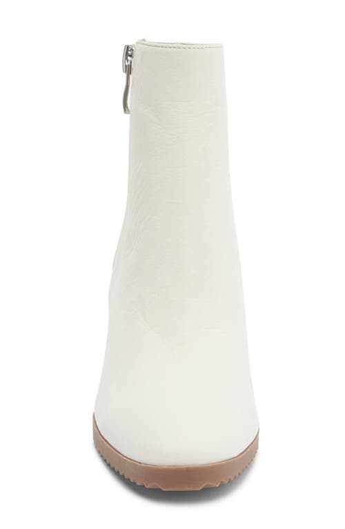 Dkny Cruz Ankle Bootie In White