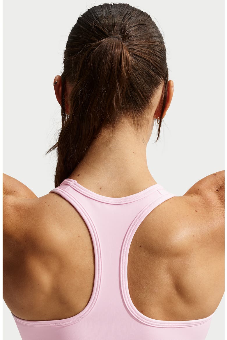 Dri-FIT Swoosh Medium Support Padded Sports Bra, Alternate, color, PINK FOAM/ STONE MAUVE/ WHITE