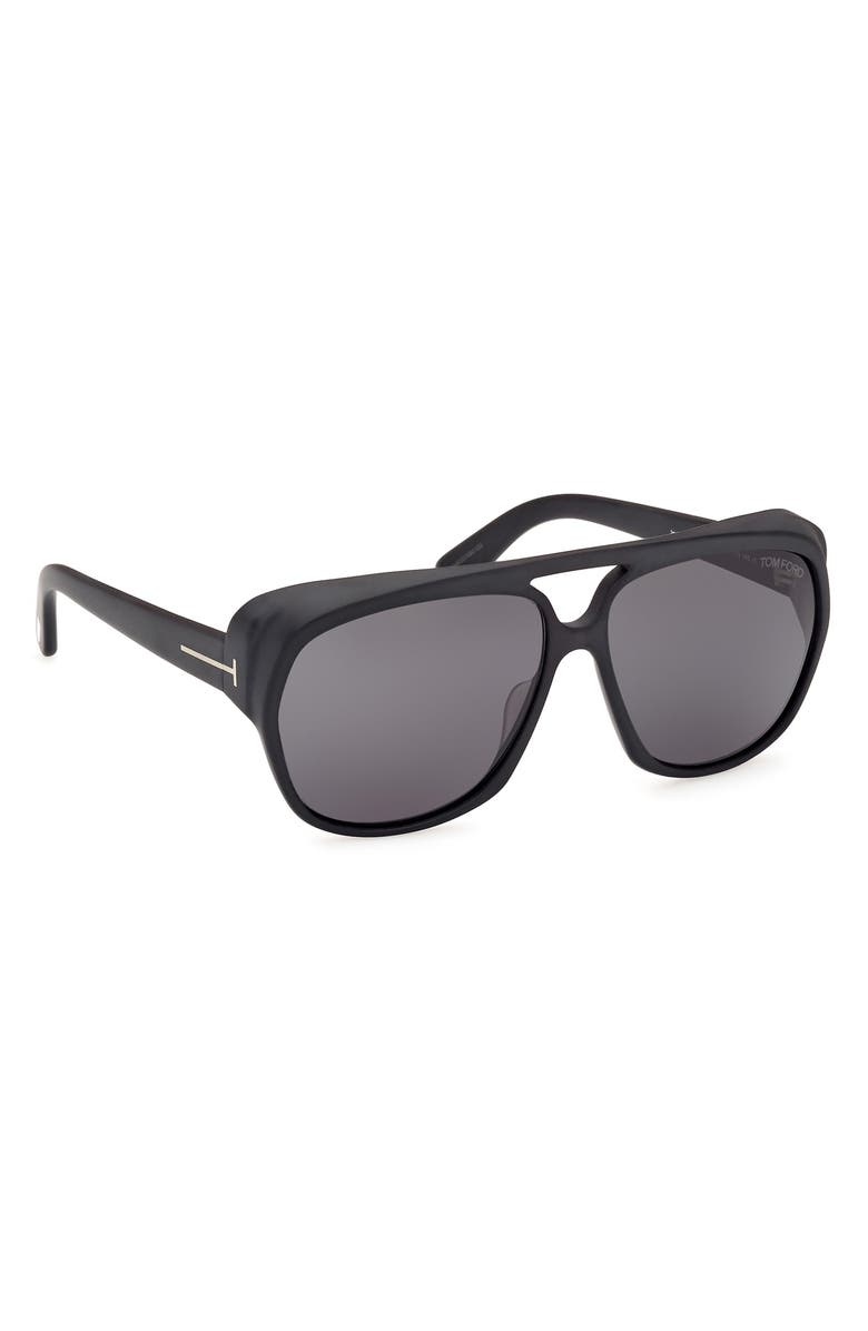 TOM FORD Jayden 61mm Pilot Sunglasses, Alternate, color, 