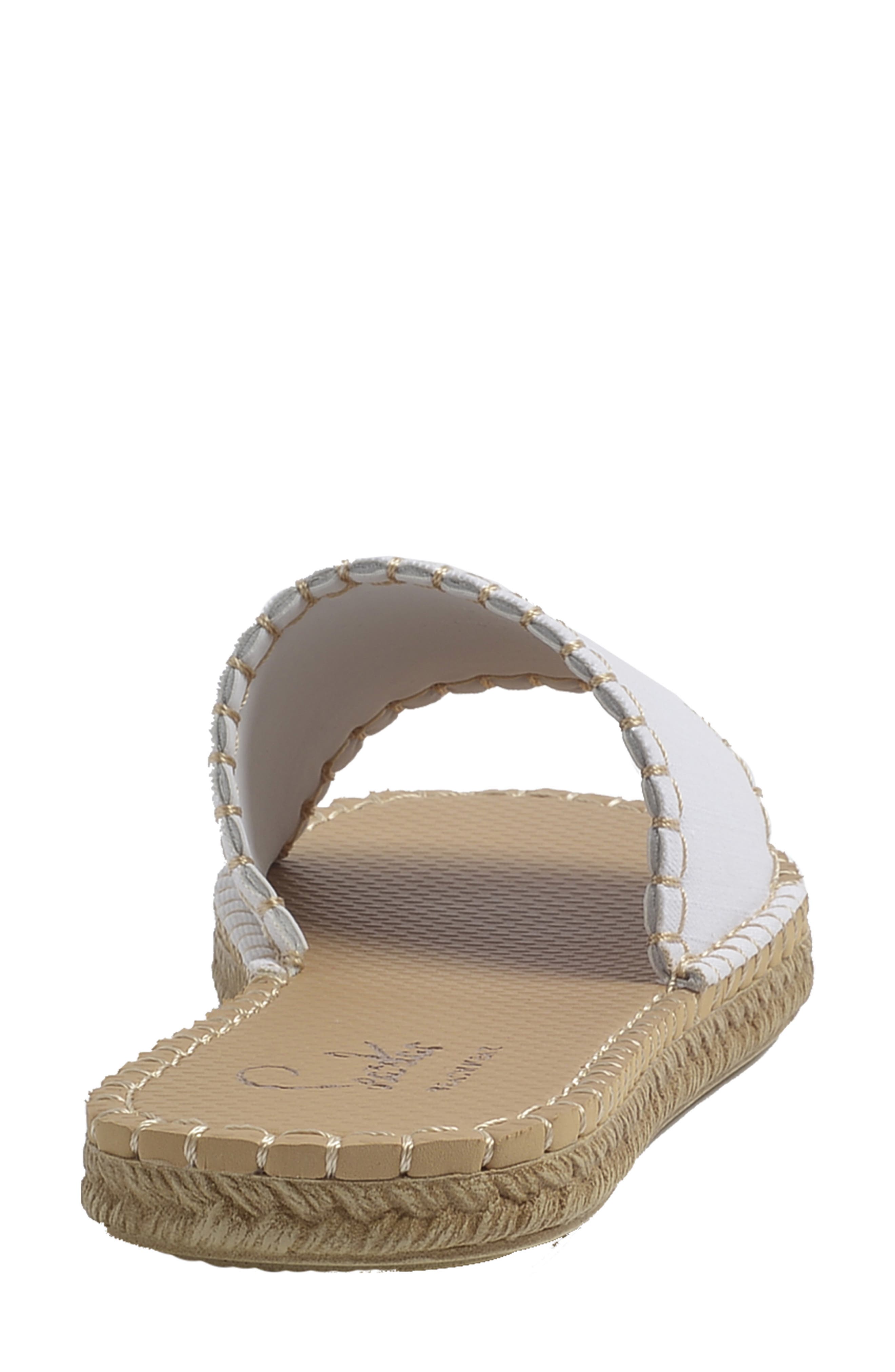 Cabana Slide Water Shoe, Alternate, color, WHITE DENIM NEOPRENE