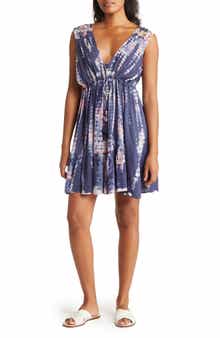 BOHO ME Tie Dye V-Neck Tank Top