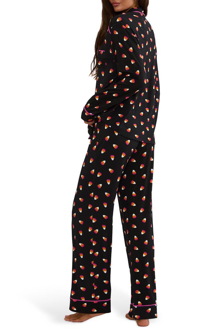 Livy Top & Connie Bottom Pajamas Set, Alternate, color, MYSTICAL CANDY CORN