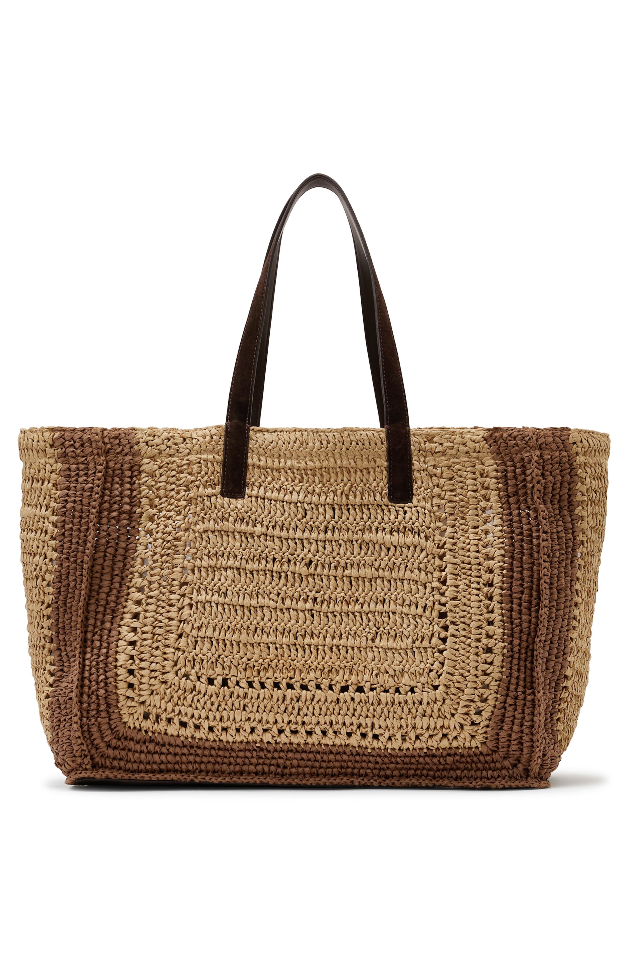 Rosia Raffia Tote, Alternate, color, NATURAL