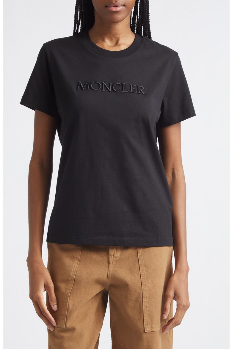 Logo Cotton Jersey T-Shirt, Main, color, BLACK