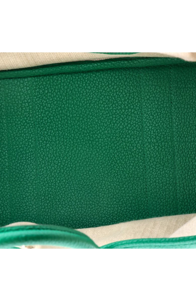 Pre-Owned Hermes Garden Party Tote Leather 36, Alternate, color, Vert Vertigo