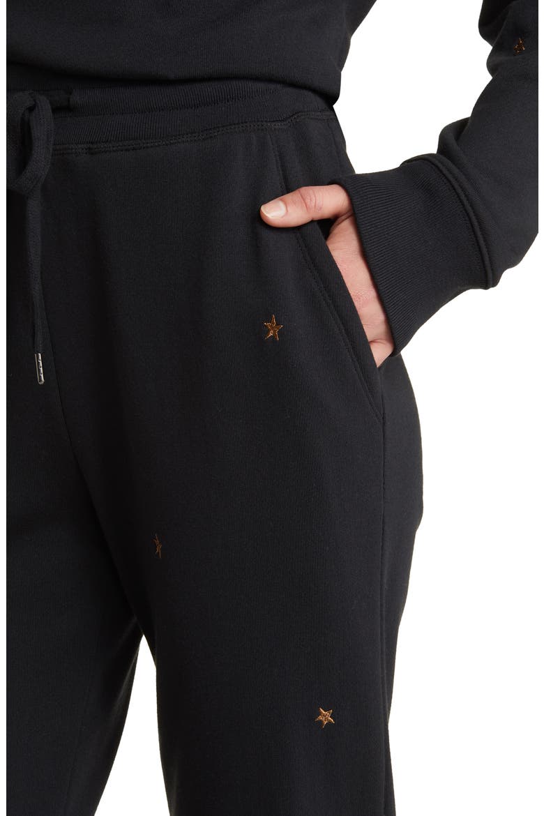 Kingston Star Embroidery Cotton Blend Joggers, Alternate, color, BRONZE STAR EMBROIDERY