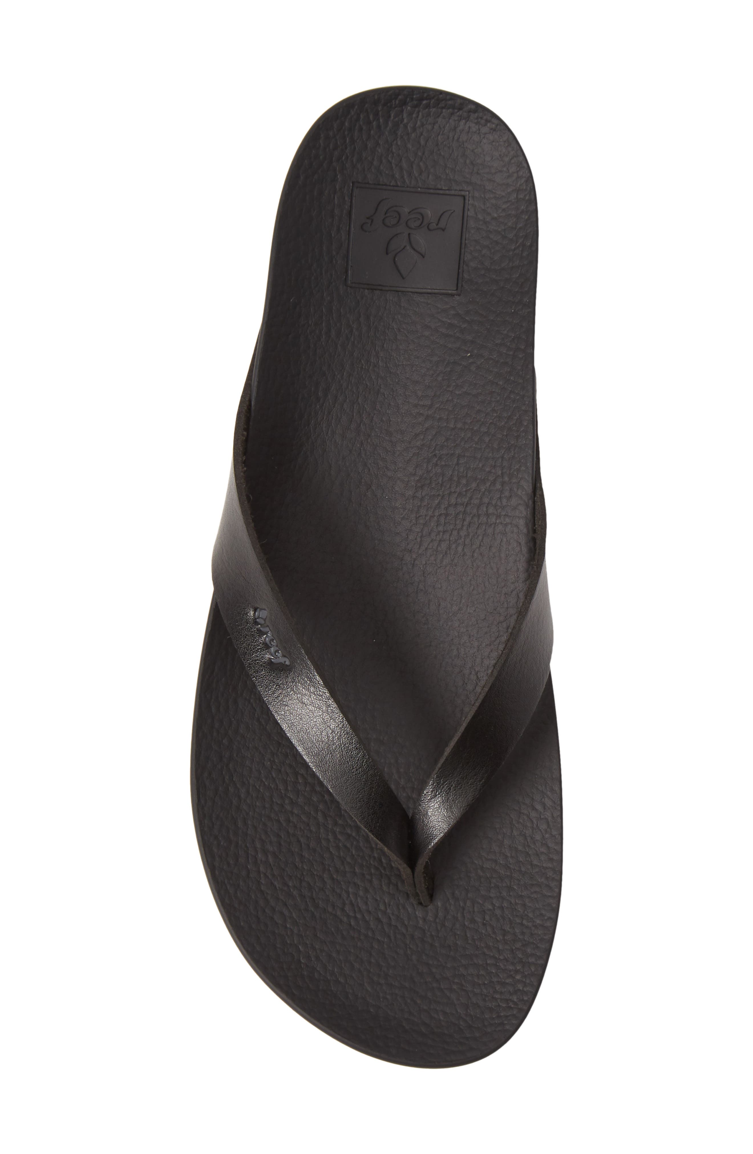 Reef Cushion Bounce Court Flip Flop, Alternate, color, Black