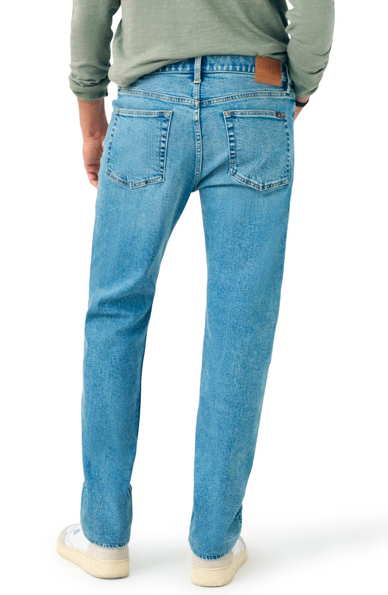 Faherty Slim Straight Leg Organic Cotton Jeans, Alternate, color, Sandy Point Wash