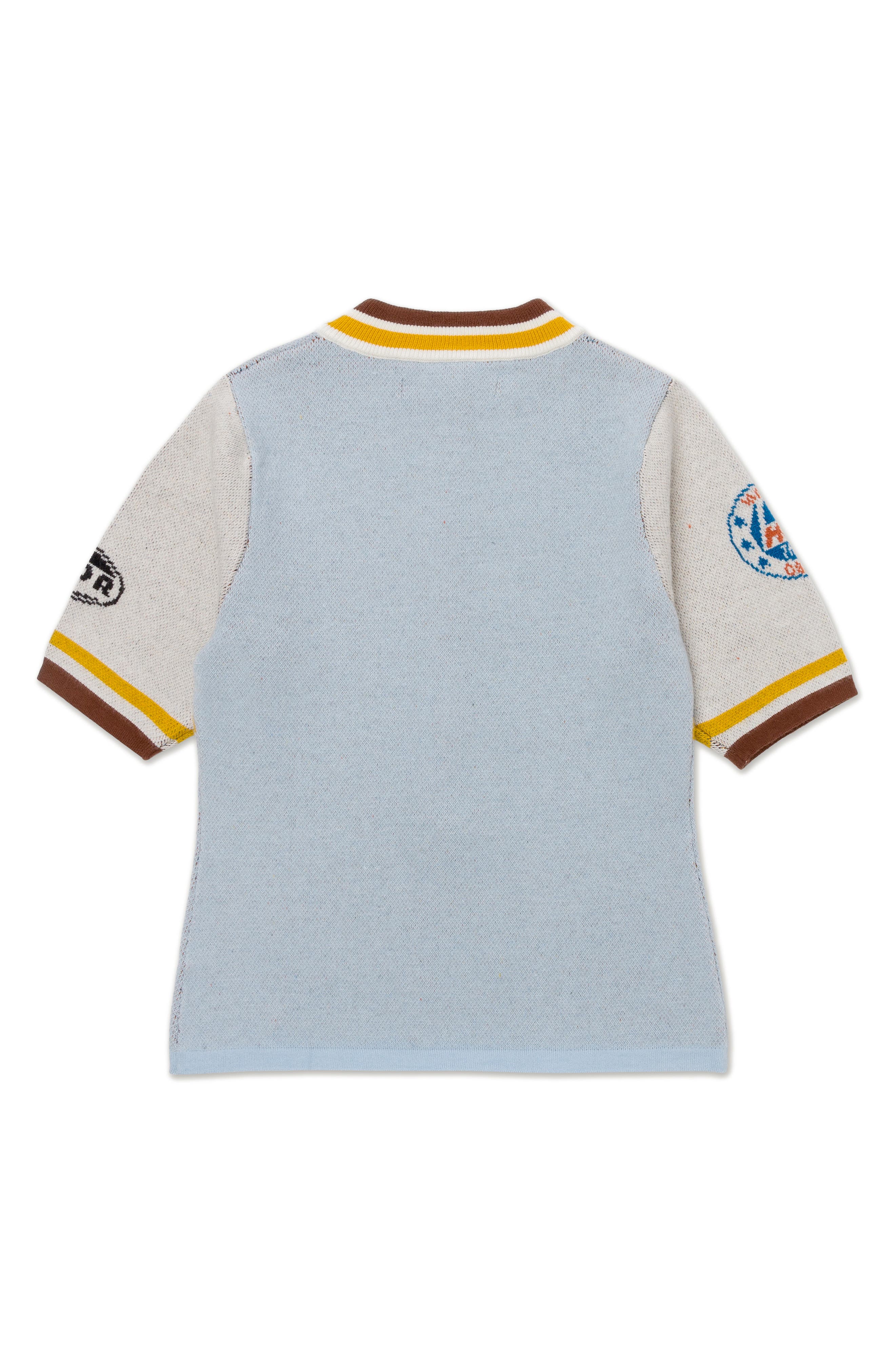Racing Mock Neck Half-Zip Top - image 2