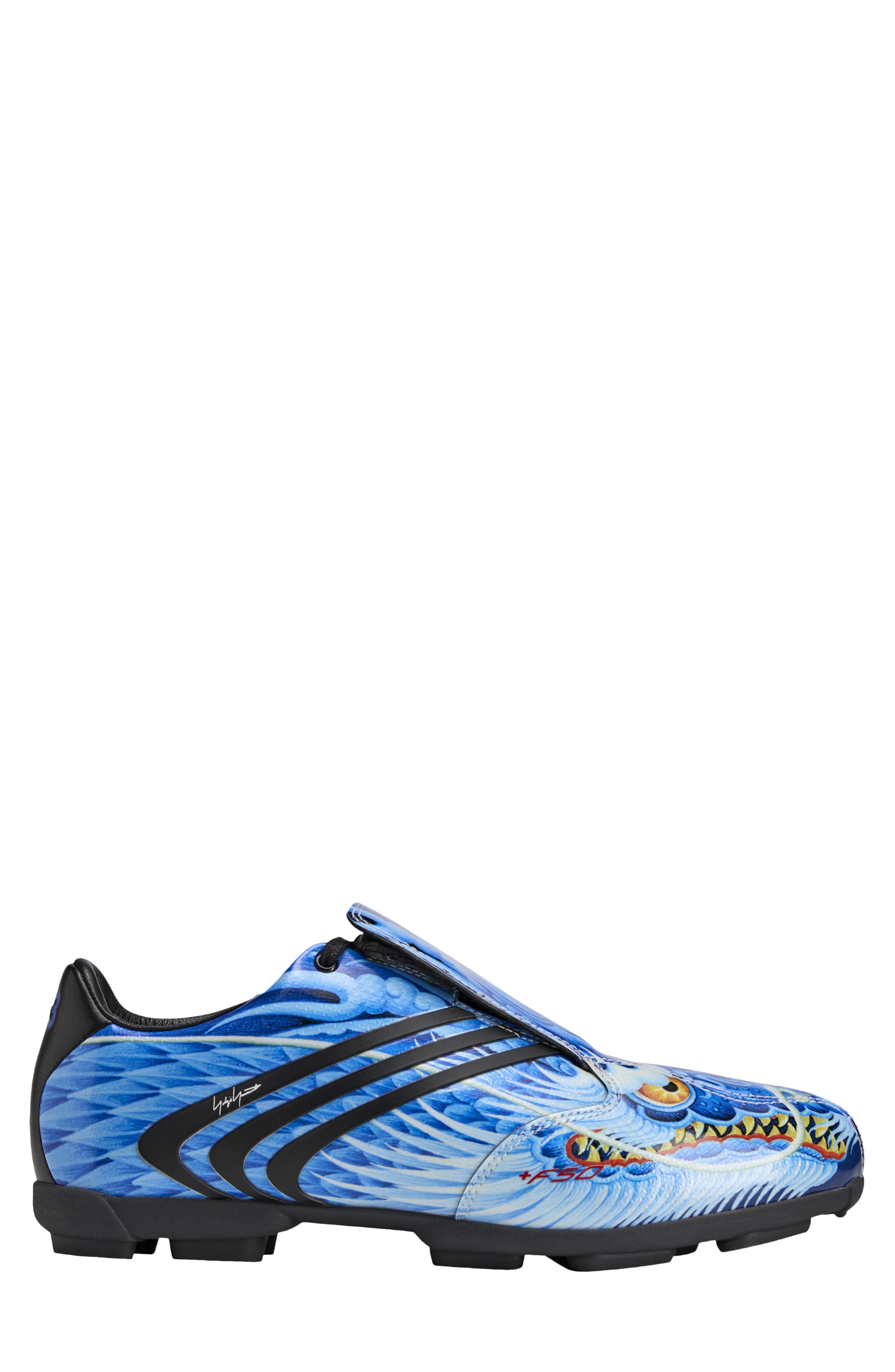 F50 Tunit Firm Ground Football Boot, Alternate, color, BLACK/ BLACK/ ROYAL