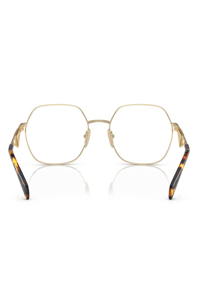 Prada 54mm Geometric Optical Glasses, Alternate, color, 