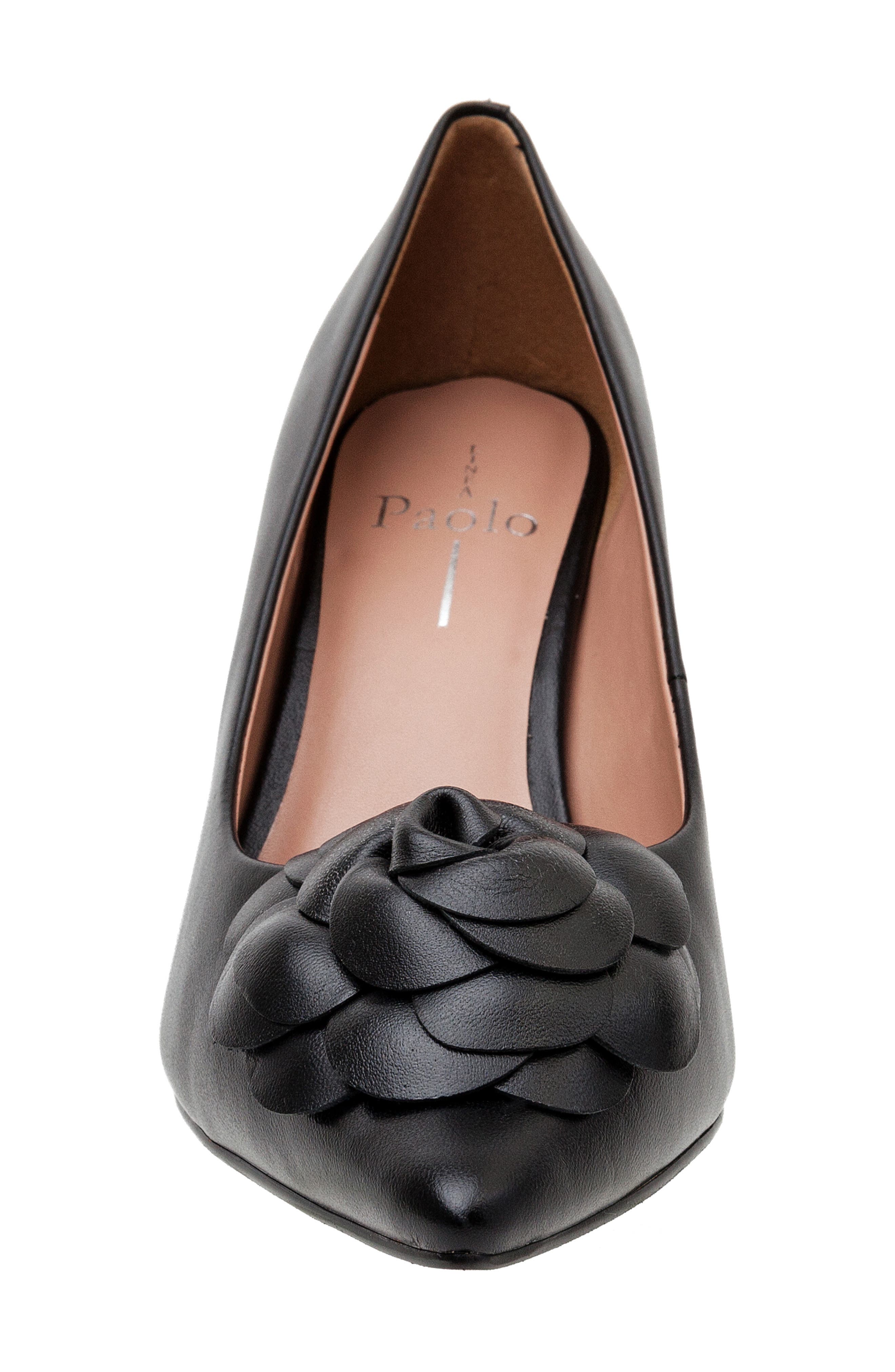Linea Paolo Primrose Pointed Toe Pump, Alternate, color, Black