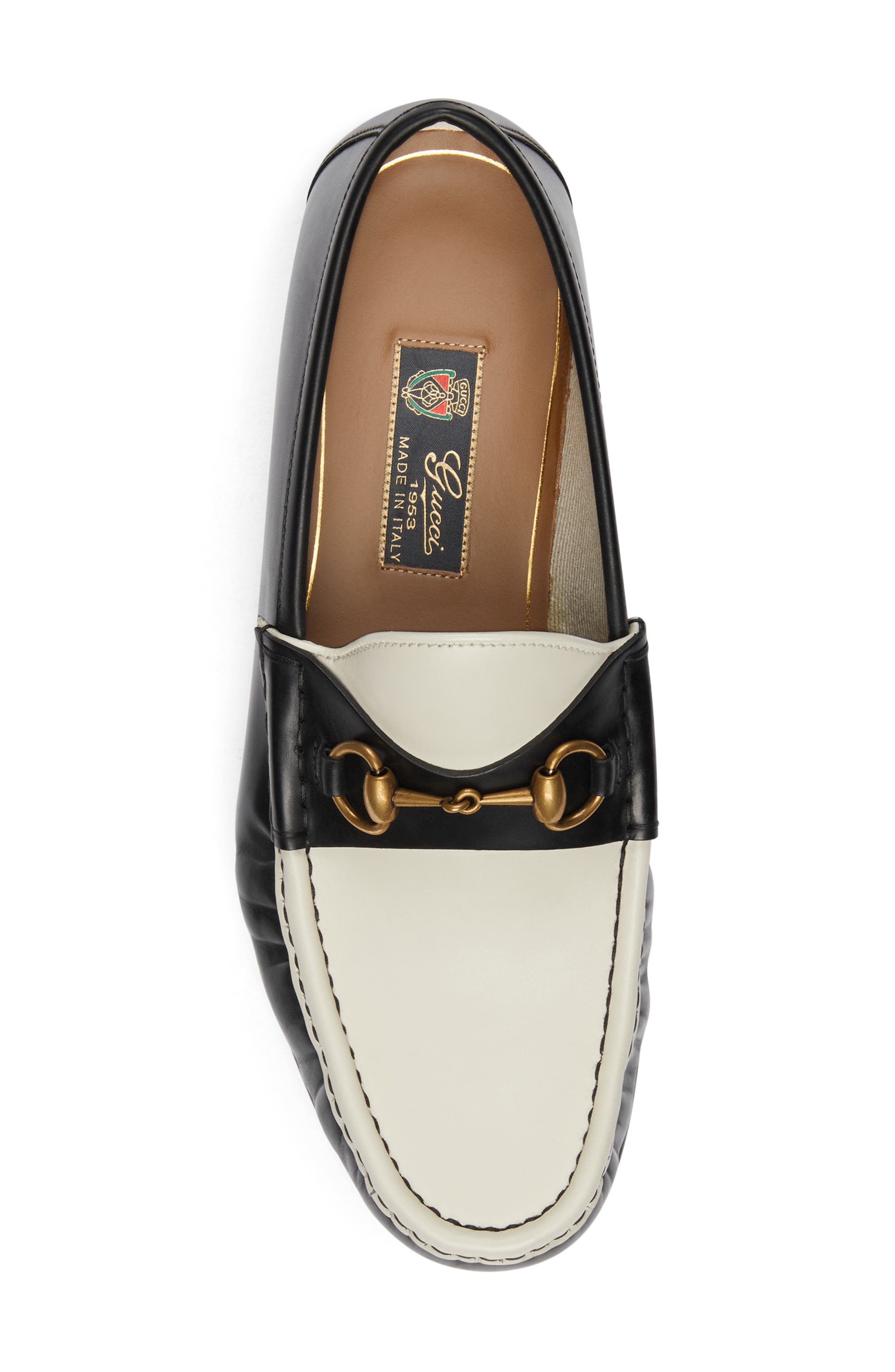 Gucci 1953 Horsebit Two-Tone Loafer, Alternate, color, 