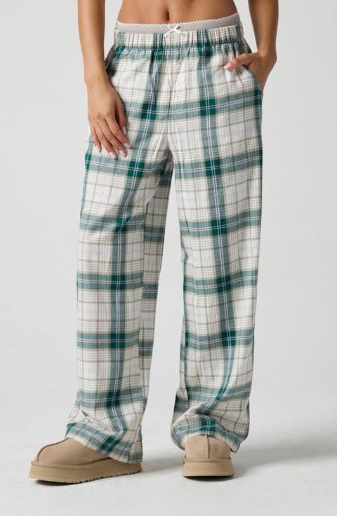 Plaid Flannel Sleep Pants