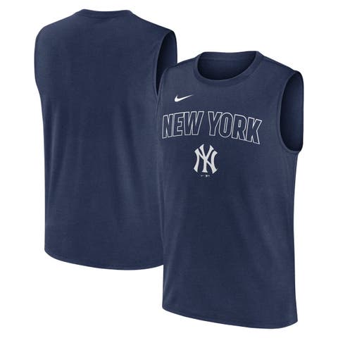Men's Nike Navy New York Yankees Knockout Performance Muscle Tank Top