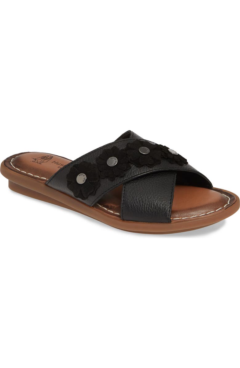 Hush Puppies<sup>®</sup> Olive X-Band Slide Sandal, Main, color,